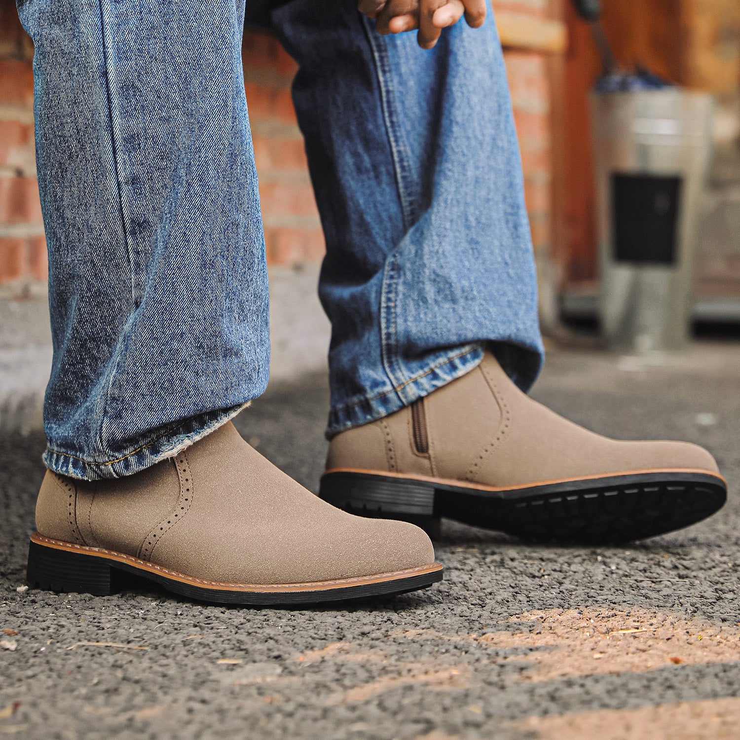 Men's Autumn Fleece Boots – Warm Casual Winter Ankle Boots