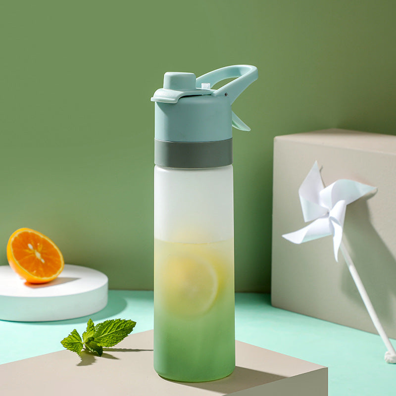 Spray Drinking Bottle Premium – Sports Water Bottle with Mist Function