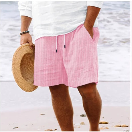 Men's Striped Shorts Summer – Drawstring Casual Sweatshorts