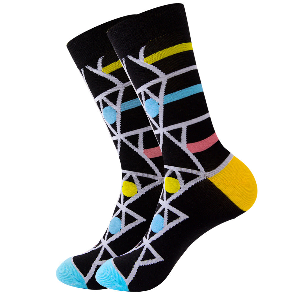 Women's Fashion Socks Geometric | Fruit Street Style Socks