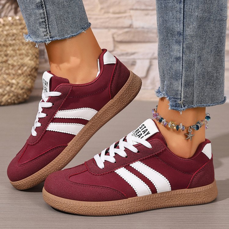 Modische Damen Weiße Sneaker | Elegante Freizeit Schuhe