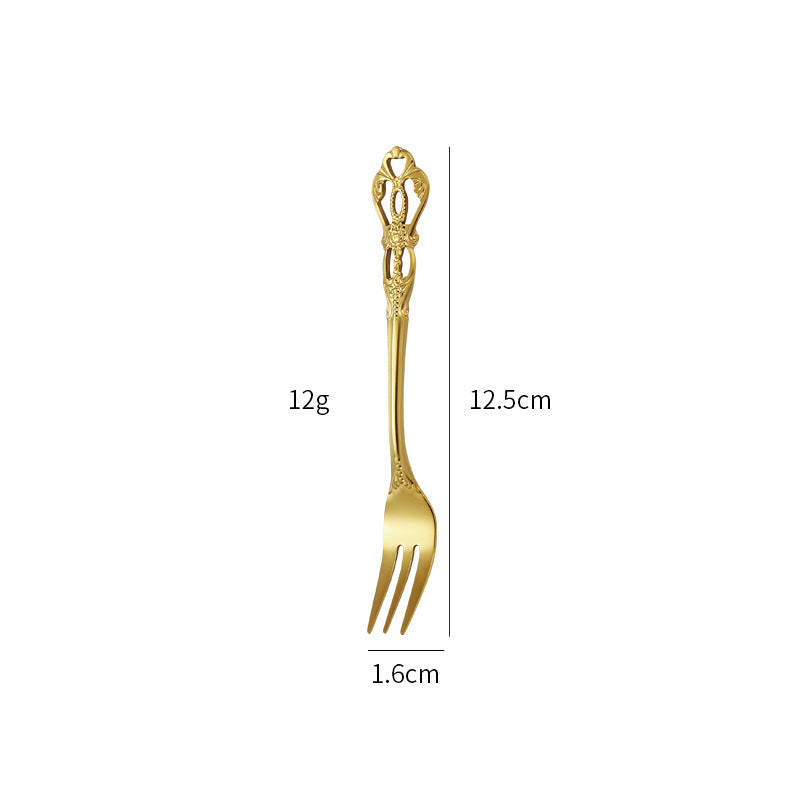 Gold Besteckset Edelstahl | Luxus Tafelbesteck modern elegant