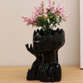 Medusa Face Flower Pot – Artistic Resin Goddess Garden Decoration