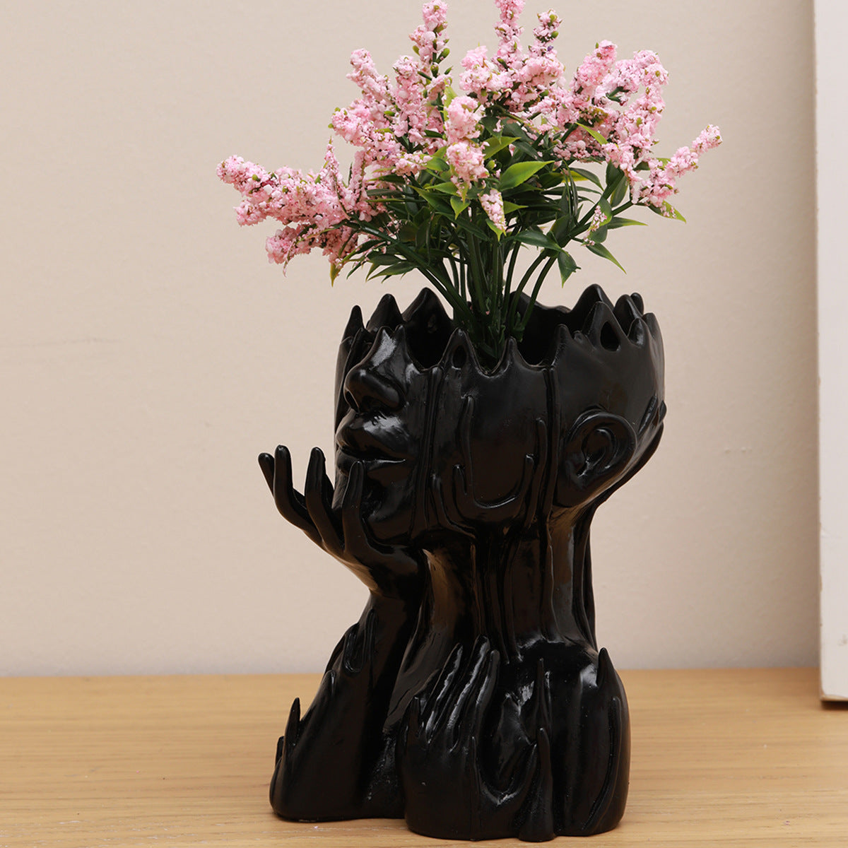 Medusa Gesicht Blumentopf – Künstlerische Resin Göttinnen Garten Deko
