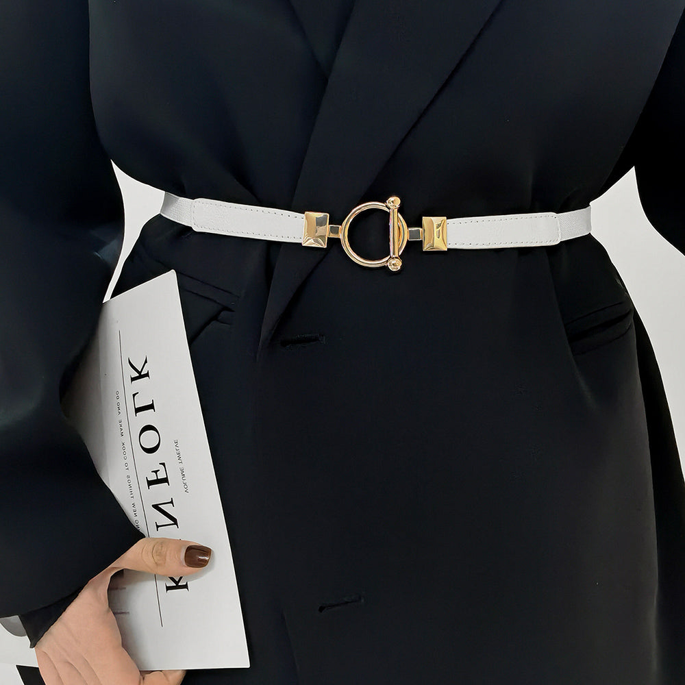 Women's Stretch Waist Belt Slim | Elastic Elegant Business
