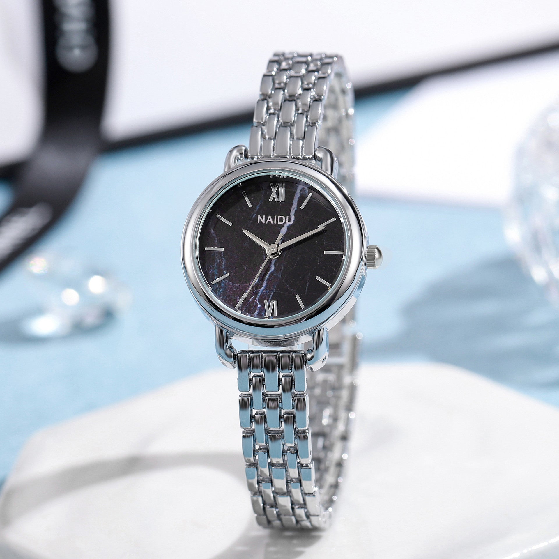 Ladies' Stainless Steel Watch Waterproof – Exclusive Elegant Wristwatch