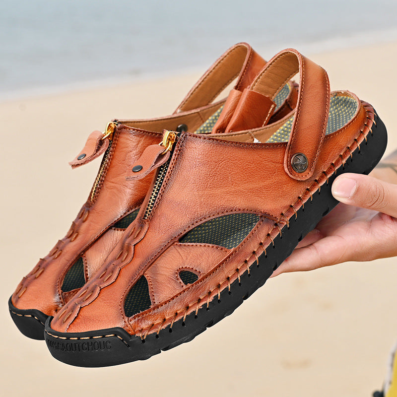 Men's XXL Handmade Outdoor Sandals Beach Comfort