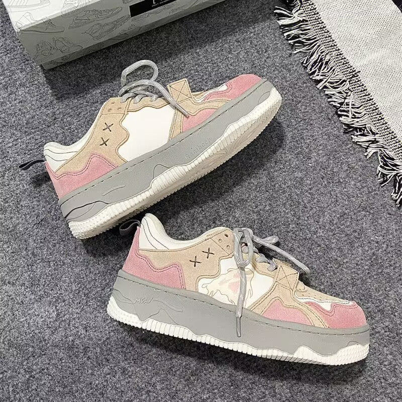 Women's Retro Sneakers – Stylish Student Casual Shoes