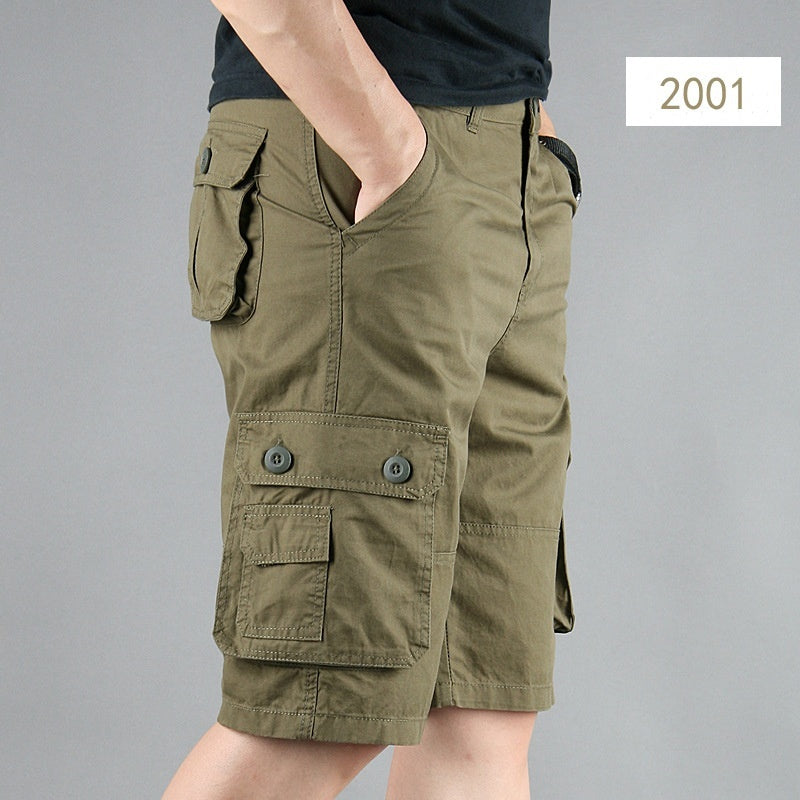 Men's Workwear Multi-Pocket Shorts – Summer Cargo Shorts
