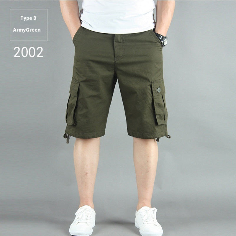Men's Workwear Multi-Pocket Shorts – Summer Cargo Shorts
