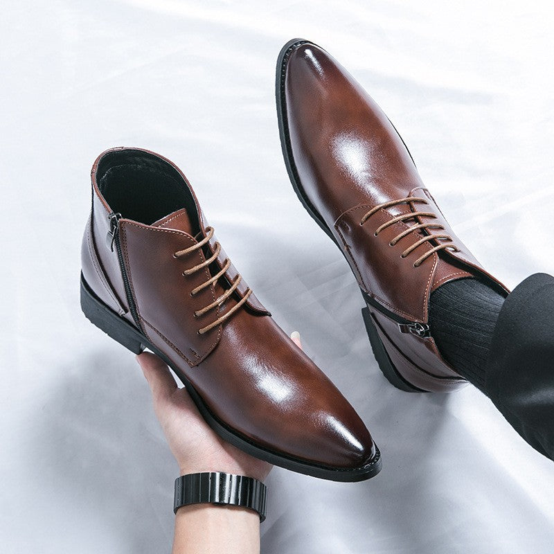 Men's High-Top Boots Pointed | Martin Style Trend Fashion