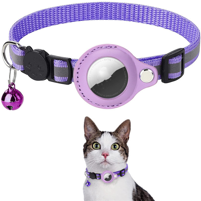 Airtag Dog Collar | Reflective Waterproof Tracker Holder
