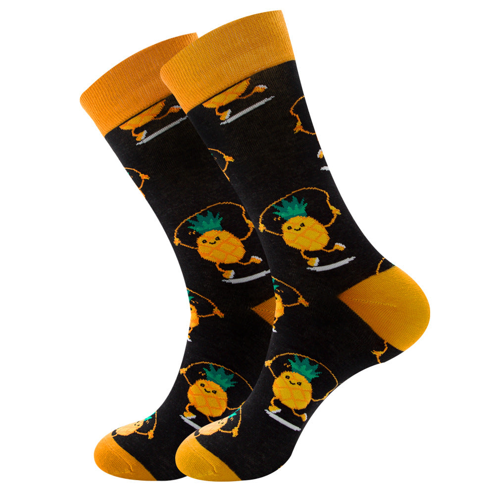 Women's Fashion Socks Geometric | Fruit Street Style Socks