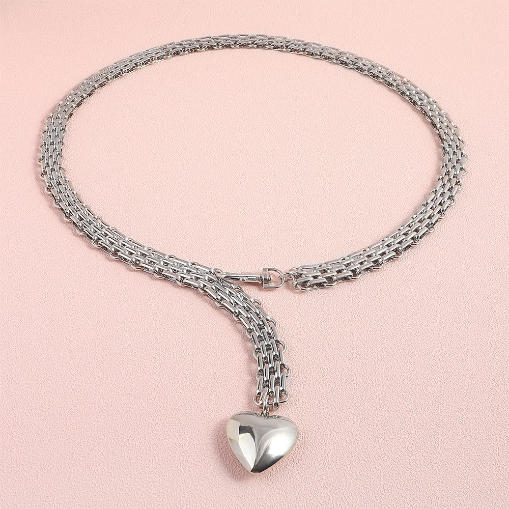 Taillenkette Herz Metall Unisex | Trendige Waist Chain