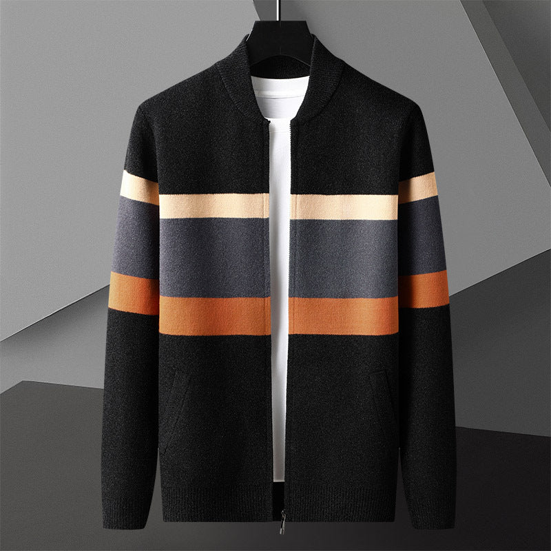Men's Knit Cardigan Jacket – Spring Autumn Casual Jacket