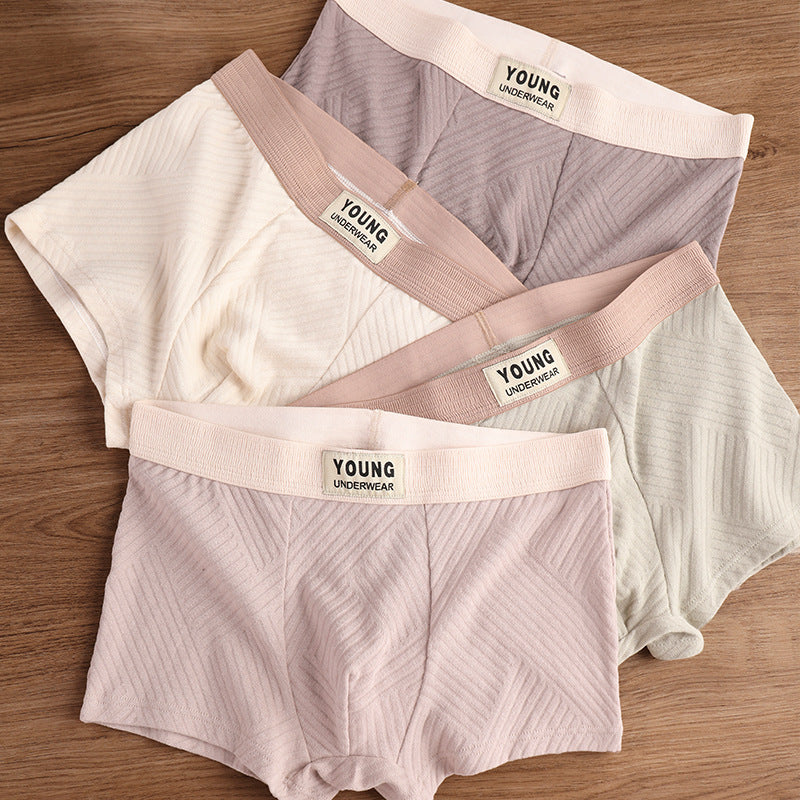 Men's Cotton Boxer Briefs | Mid-Rise | Breathable Comfort