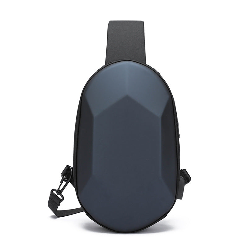 Men's Solid Crossbody Shoulder Bag | Minimalist Bag