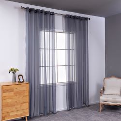 Cotton Linen Curtain | Modern lightweight plain natural