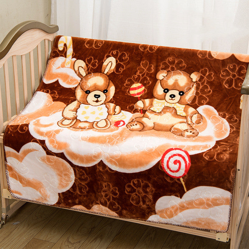 Cuddly Blanket Clouds | double-sided soft cartoon warm