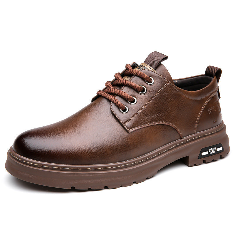 Retro Leather Men's Shoes | Comfortable Slip-On Casual Shoes