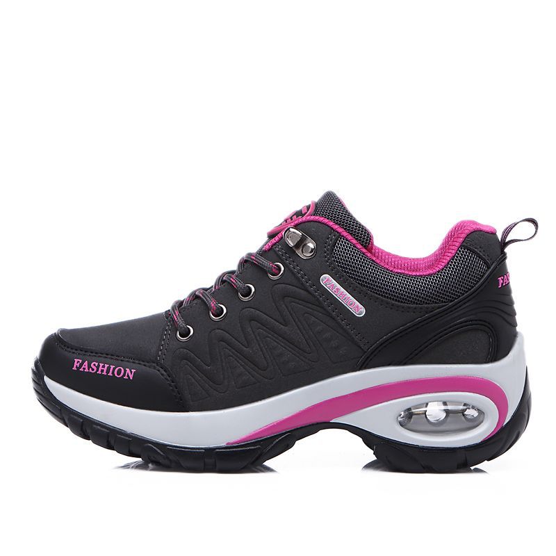 Damen Plateau Sneaker mit Luftkissen – Herbst Winter Komfortschuhe