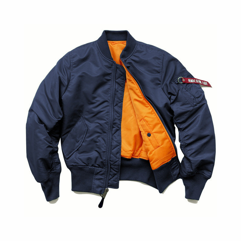 Men's Plus Size Workwear Jacket with Stand-Up Collar – Robust Style & Comfort
