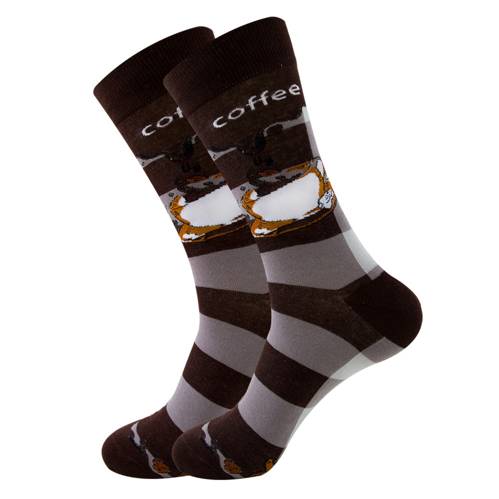 Women's Fashion Socks Geometric | Fruit Street Style Socks
