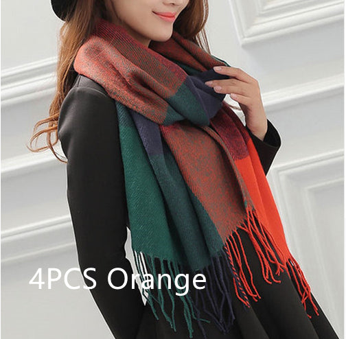 Damen Winter Bib Schal | Warmer Paar Schultertuch Schal