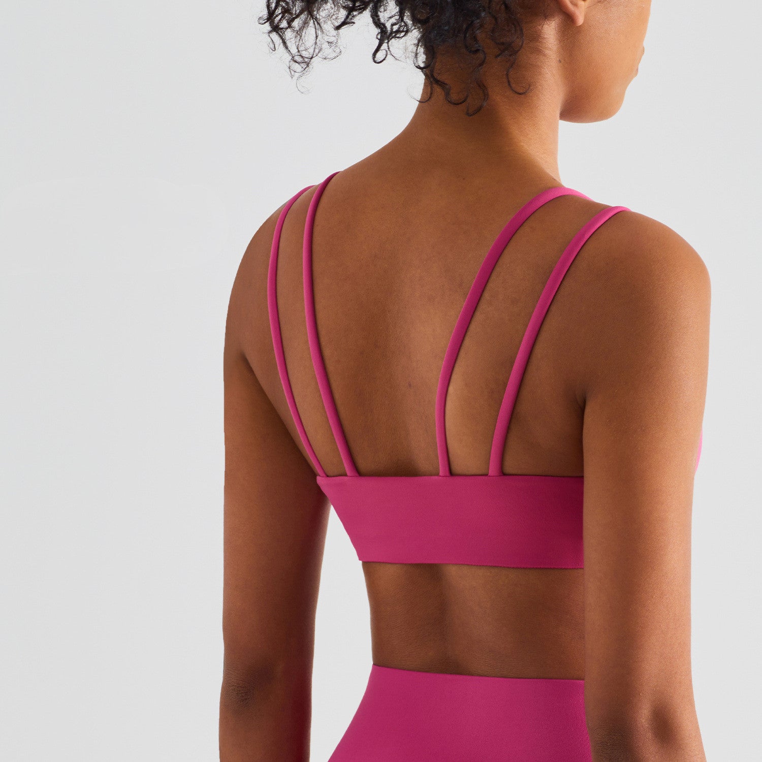 Nude Yoga Lingerie Set for Women | Seamless Comfort Bra Nude