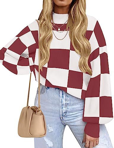 Damen Rollkragenpullover | Gestreifter Rippstrick Winterlook
