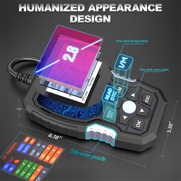 Mercedes Diagnostic Tool OBD2 Scanner Full System Fault Analysis Reset Tool