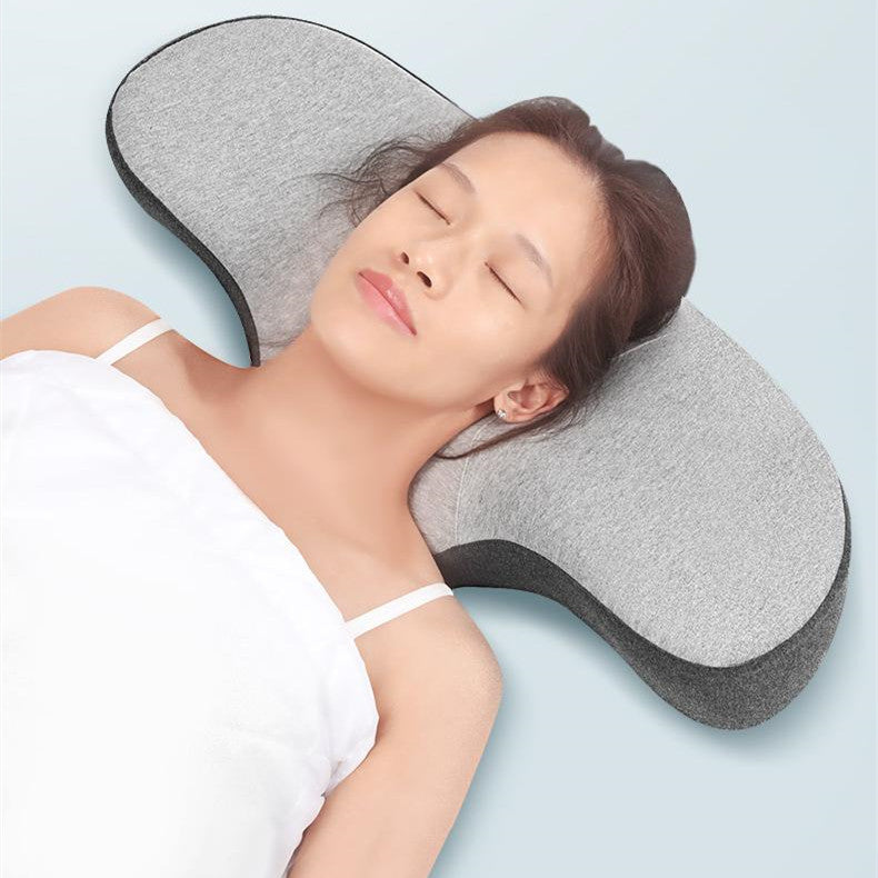 Memory Foam Pillow flat | ergonomic breathable comfort