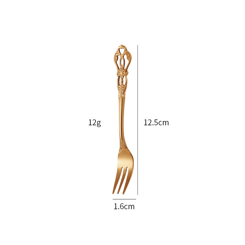 Gold Besteckset Edelstahl | Luxus Tafelbesteck modern elegant